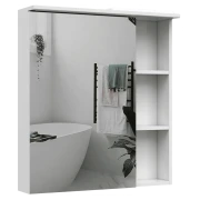 Шафа дзеркальна Van Mebles Каріна 70Л (біла)