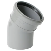 Коліно каналізаційне UA 110 22°
