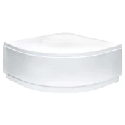 Піддон напівкруглий BESCO DIPER 80x80x24/35см з сидінням+ніжки