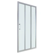 Двері EGER LEXO 120х195см,профіль хром, скло прозоре 5 мм Двері EGER LEXO 120х195см,профіль хром, скло прозоре 5 мм