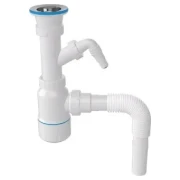 Сифон для умивальника NOVA з випуском 64 мм мала колба (1056)