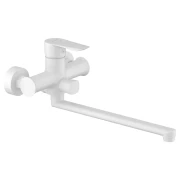 Змішувач для ванни IMPRESE VACLAV довгий вилив,білий