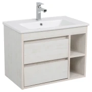 Тумба AQUARODOS Shelf (нордленд) 75 см з умивальником "Arte" консольна