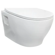 Унітаз підвісний IMPRESE JESS Rimless із сидінням Soft Close дюропласт