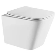 Унітаз підвісний IMPRESE KUBIK TWIST сидіння тверде Slim slow-closing