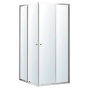 Душова кабіна VOLLE CADIZ 90-C 90*90*190см, квадратна, розсувна, профіль хром, скло прозоре