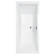 Ванна акрилова BESCO QUADRO 175х80 б/н з отв. під ручки без ручок