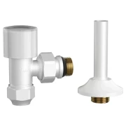 Кран радіаторний ASG SMART 1/2" нижній White