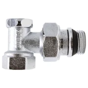 Кран радіаторний кутовий КАRRО 1/2" нижній