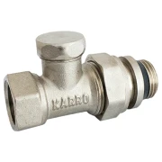 Кран радіаторний прямий КАRRO 1/2" нижній