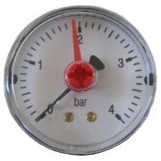 Манометр аксіальний ARTHERMO MA200/P, 1/4" (Ø63 мм, 0-4 бар) задній вихід