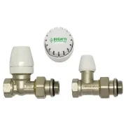 Комплект радіаторний термостатичний BUGATTI M30 прямий 1/2" KIT CALIPSO (8)