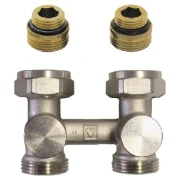 Вузол підключення 3000 прохідний,управління спереду HERZ підключення радіатора1/2"