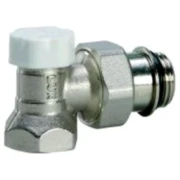 Кран радіаторний кутовий LUXOR o-ring 1/2" нижній
