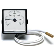 Термометр капілярний ARTHERMO QP 03 (48х48мм, 0-120°С)