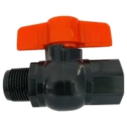 Кран різьбовий пластиковий  1"ВЗ (110)