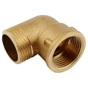 Коліно UA 3/4" ЗВ латунь