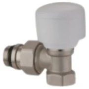 Кран радіаторний REIGER 1/2" кутовий верхній (8/64)