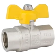 Кран кульовий для газу PROFACTOR 1/2" ВВ з ручкою "метелик"