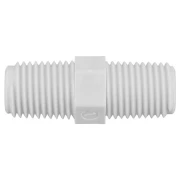 Ніпель KAPLYA 1/4"х1/4" зовн.різьба KP-HN0404 білий