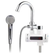 Кран водонагрівальний для ванни AQUATICA s92 на гайці з дисплеєм та термостатом