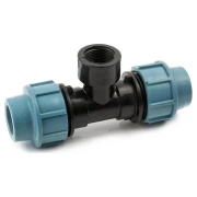 Трійник SantehPlast ПЕ 50x11/2"x50 внутрішня різьба