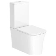 Унітаз підлоговий IMPRESE NARON Rimless горизонт випуск,3/4 5л нижній підвід сидіння