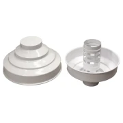 Оголовок з вітрозахистом ANTKALIP 60 вертикальний для газових котлів