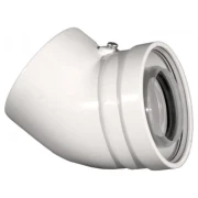 Коліно коаксіальне ANTKALIP 80/125х45 ВЗ конденсаційне