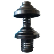 Оголовок конденсаційний  з вiтрозахистом ANTKALIP вертикальний 60/100