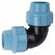 Коліно з'єднувальне SantehPlast ПЕ Ø 25 (15/150)