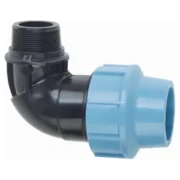 Коліно SantehPlast ПЕ 25x1" зовнішня різьба (20/220)