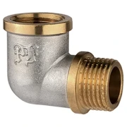 Коліно PROFACTOR 1/2" ВЗ нікель