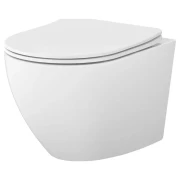 Унітаз підвісний CERSANIT Desse СЕТ С502 з сидінням дюропласт,функція швидкого зняття