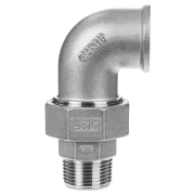 Американка кутова GEBO 1 1/4" ВЗ нержавійка