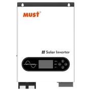 Гібридний інвертор MUST PV18-4024ECO, 4000W, 24V, ток заряда 60A, 170-280V, MPPT (100А, 60-360 Vdc)