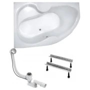 Ванна акрилова KOLLER POOL Montana 170х105 см. L сифон + ніжки