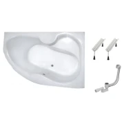 Ванна акрилова KOLLER POOL Montana 170х105 см. P сифон + ніжки