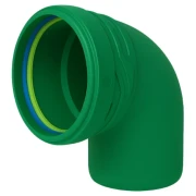 Коліно каналізаційне ASG R Line PP 110х87° зовнішнє