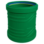 Муфта каналізаційна ASG R Line PP 160 зовнішня (Зелена)