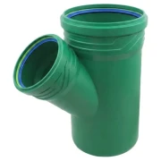 Трійник каналізаційний ASG R Line PP 160х110х45° зовнішній (Зелений)