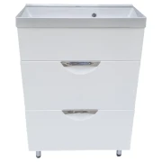 Тумба Соната під умивальник IDEA 60 см Д2 Ш2 білий (600х350х120)