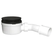 Сифон для піддону MCALPINE 40/50 d90mm h60mm чорний мат