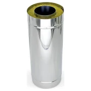 Труба термоізольована ДИМКОМ AISI 304 ø130/200 1,0м 1,0 мм