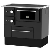 Пічь твердопаливна ALFA-PLAM REGULAR 46 Elegant R2 S 5 кВт, антрацит