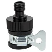 Адаптер для конектора GRAD 1/2 універсальний на кран без різьби 1/2×3/4 (ABS)