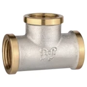 Трійник PROFACTOR 1 1/4"х3/4"х1 1/4"ВВВ нікель