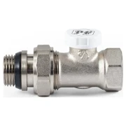 Кран радіаторний прямий PROFACTOR 1/2" нижній з резинкою