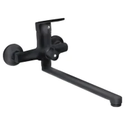 Змішувач для ванни AQUATICA S37B гусак прямий 350мм дивертор вбудований картріджний