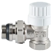 Клапан термостатичний PROFACTOR 1/2" кутовий з преднастройкою